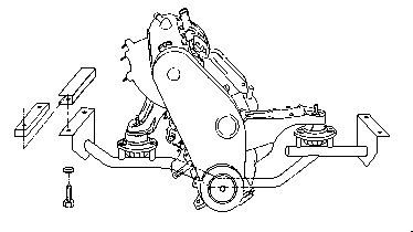 Engine Support Drawing; 3.0k