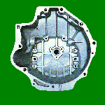 Bellhousing; engine side view; 