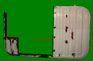 Decklid; cut out; 21.5k